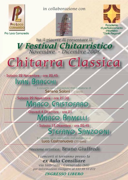 Depliant Concerti Cornaredo